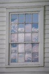Sky Mosaic in a Shaker Village Window