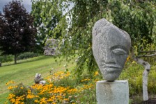 "Emerging face" Taconic Sculpture Park
