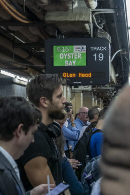 OMG, I will NOT miss riding the Long Island Railroad.