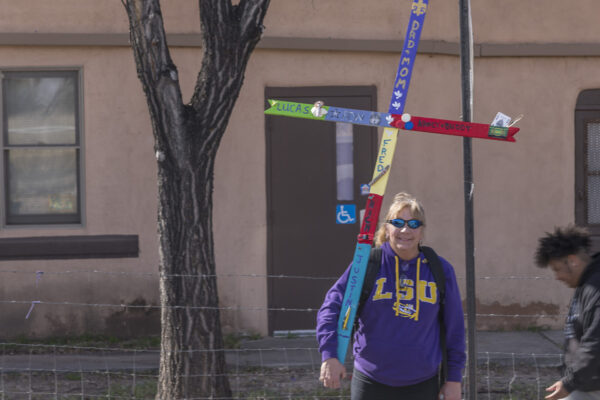 Shelly LeBlanc made the pilgrimage 15 times, and each time made a cross
