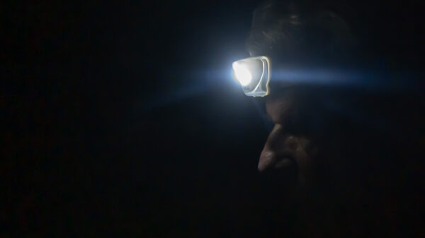 Headlamp switched ON