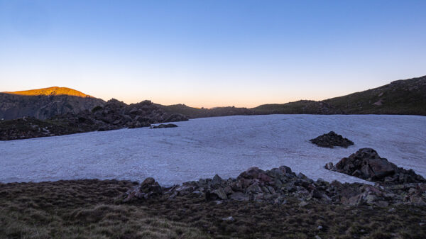 Some snowfields and some ....