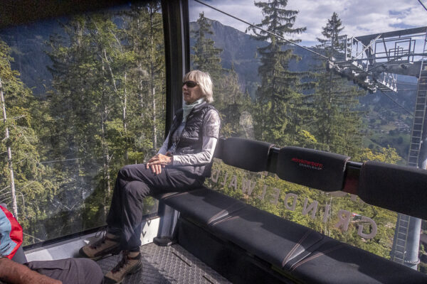 Modern Gondola in Grindelwald