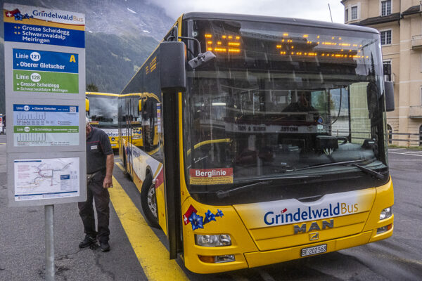 Swiss Post Autobus in Grindelwald