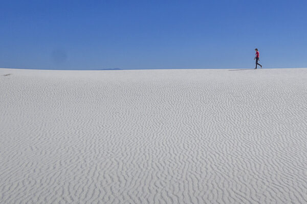Cindy walking on the horizon