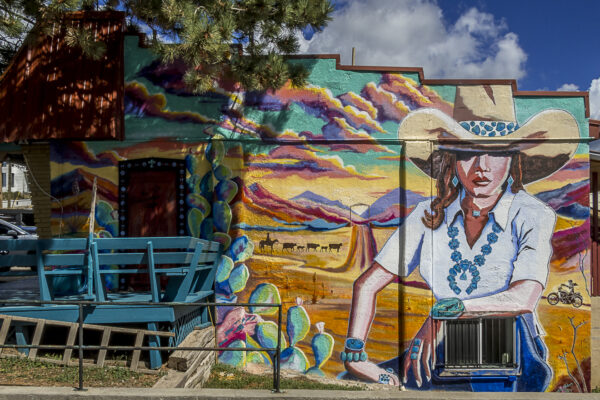 New Mexico has countless wonderful murals. This is just one.