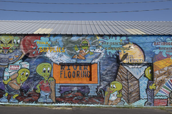 Roswell with an Aliens Mural