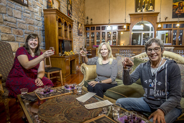 Wine tasting with our friends in Grand Junction